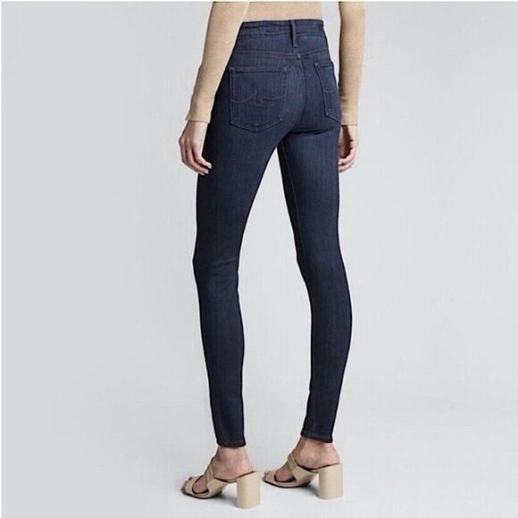 AG Adriano Goldschmied The Farrah High Rise Skinny Cropped Ankle Jeans Size 26 - Picture 5 of 13